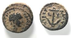 Ancient Coins - JUDAEA. GALILEE . TIBERIAS. TRAJAN AE 14