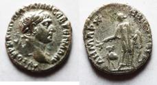 Ancient Coins - Arabia. Petra or Bostra Mint. Trajan 98 - 117 A.D. Silver Drachm
