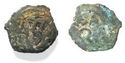 Ancient Coins - JUDAEA. HEROD I THE GREAT AE  PRUTAH