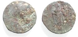 Ancient Coins - AS FOUND: Messenia. Cyparissia under Caracalla (AD 198-217). AE assarion (20mm, 4.39g).