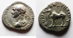 Ancient Coins - EXCEPTIONAL: Arabia. Bostra. Trajan, 98 - 117 AD, Silver Drachm