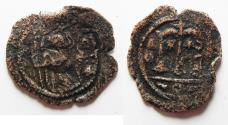 Ancient Coins - ARAB-BYZANTINE AE FALS. DAMASCUS