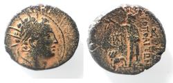 Ancient Coins - Seleukid Kings. Antiochos IV Epiphanes (175-164 BC). AE 21mm, 9.27g. Quasi-municipal issue. Hierapolis (Bambyke) mint. Struck c. 168-164 BC.