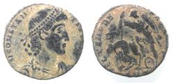 Ancient Coins - CONSTANTIUS II AE , FALLEN HORSEMAN. AS FOUND.