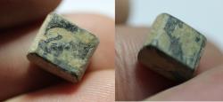 World Coins - ISLAMIC. ABBASID. BRONZE WEIGHT. 1000 A.D. 1 DIRHAM  COUNTERMARKED