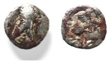 Ancient Coins - Kings of Persis. 2nd century BC. AR Obol