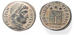 Ancient Coins - CONSTANTINE I AE FOLLIS. CAMP GATE