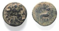 Ancient Coins - Seleucis and Pieria. Antioch Æ 20 . Star of Bethlehem depicted. 1st Century AD