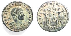 Ancient Coins - CONSTANTINE II AE 3 . AS FOUND