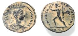 Ancient Coins - CONSTANTINE II AE FOLLIS. AS FOUND.