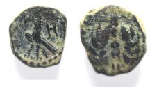 Ancient Coins - NABATAEA. Aretas IV. 9 BC- AD 40. AE 11