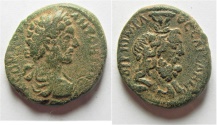 Ancient Coins - Samaria. Caesarea Maritima under Commodus (AD 177-192). AE 24mm, 10.61g. 
