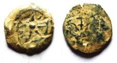 Ancient Coins - Judaea, Alexander Jannaeus, 103-76 BC, AE Prutot (Biblical Widow's Mites).