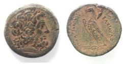 Ancient Coins - Ptolemaic Kings. Ptolemy II Philadelphos (275-246 BC). AE diobol (32mm, 22.17g). Uncertain Mint 26, in Caria or on Cyprus.