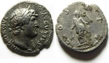 Ancient Coins - HADRIAN - SILVER DENARIUS , NICE AFFORDABLE COIN