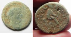 Ancient Coins - Phoenicia. Ptolemais-Ake . TRAJAN. TYCHE. AE 23