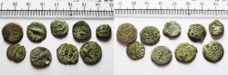 Ancient Coins - JUDAEA . AE PRUTOT. LOT OF 9