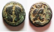 Ancient Coins - Judaea. Aelia Capitolina under Marcus Aurelius and Lucius Verus (AD 161-169). AE 25
