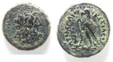 Ancient Coins - PTOLEMAIC KINGS. PTOLEMY III AE 19. AS FOUND