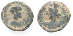 Ancient Coins - JUDAEA, Caesarea Maritima. Herennius Etruscus. As Caesar, AD 249-251. Æ 21