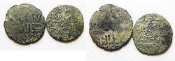 World Coins - ISLAMIC. MAMLUK. LOT OF TWO SILVER DIRHAMS