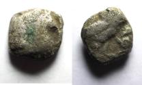 Ancient Coins - Philistia (Palestine) or Arabia. Uncertain mint. AR obol. imitating Athens.
