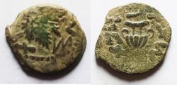 Ancient Coins - Judaea. Jewish War. First Revolt. AE Prutah. Year2. 67/68 C.E.