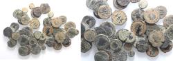 Ancient Coins - AS FOUND: ROMAN LOT OF 50 BRONZE COINS