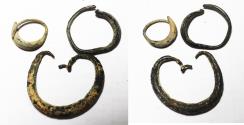 Ancient Coins - ANCIENT LEVANT. CURRENCY BEFORE COINS. BRONZE RINGS. 1000 B.C