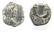 Ancient Coins - Decapolis. Petra. Pseudo-autonomous issues. Probably the first Roman coinage of Petra. ae 12