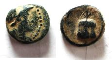 Ancient Coins - Pamphylia. Side AE12.  Athena