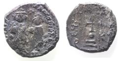 Ancient Coins - Byzantine Empire; Heraclius, with Heraclius Constantine. 610-641. AR Hexagram