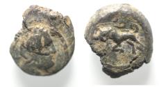 Ancient Coins - NABATAEA. Time of Aretas IV. 9 BC- AD 40. Lead coin