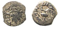 Ancient Coins - Judaea. Jewish War. First Revolt. AE Prutah. Year 2. 67/68 C.E.