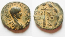 Ancient Coins - Phoenicia, Tyre. Elagabalus. A.D. 218-222. Æ. UNPUBLISHED