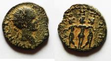 Ancient Coins - DECAPLIS. GADARA. GORDIAN III AE 19. 3 GRACES