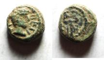 Ancient Coins - NICE EXAMPLE: DECAPOLIS. GADARA. TIBERIUS AE 11