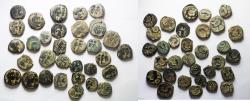 Ancient Coins - NABATAEAN KINGDOM. LOT OF 32 AE COINS