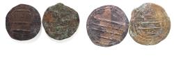 World Coins - ISLAMIC. ABBASID . AR DERHAMS LOT OF 2