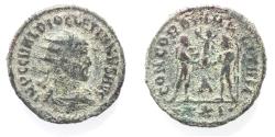 Ancient Coins - AS FOUND. DIOCLETIAN AE ANTONINIANUS