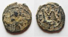Ancient Coins - ARAB-BYZANTINE AE FALS. DAMASCUS MINT