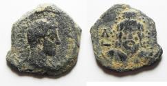 Ancient Coins - Egypt. Alexandria under Commodus (AD 180-192). AE diobol (24mm, 5.41g). Struck in regnal year 32 (AD 191/2). 