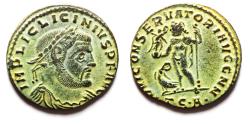 Ancient Coins - ROMAN IMPERIAL. LICINIUS I AE FOLLIS.