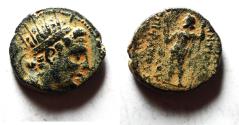 Ancient Coins - Seleukid Kings. Antiochos IV Epiphanes (172-164 BC). AE 18mm, 5.67g. Unattributed mint, probably Syrian.