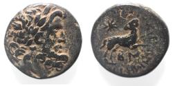 Ancient Coins - Seleucis and Pieria. Antioch Æ 20 . Star of Bethlehem depicted. 1st Century AD