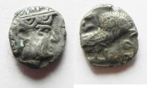 Ancient Coins - ARABIA, Southern. Saba'. Late 4th–mid 2nd centuries BC. AR tmrt – Quarter Unit
