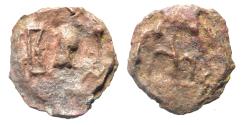 Ancient Coins - Arabia Felix. Hadhramawt. First century BC-first century AD. Cast AE 22mm, 5.22g. Shaqar mint.
