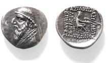 Ancient Coins - KINGS OF PARTHIA. Parthian Kingdom. SILVER DRACHM .