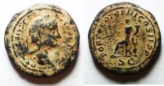 Ancient Coins - ROMAN IMPERIAL. Geta (AD 209-211). AE sestertius (35mm, 27.06g). Rome mint. Struck AD 211.