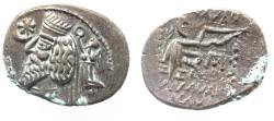 Ancient Coins - KINGS OF PARTHIA. Parthian Kingdom. SILVER DRACHM .